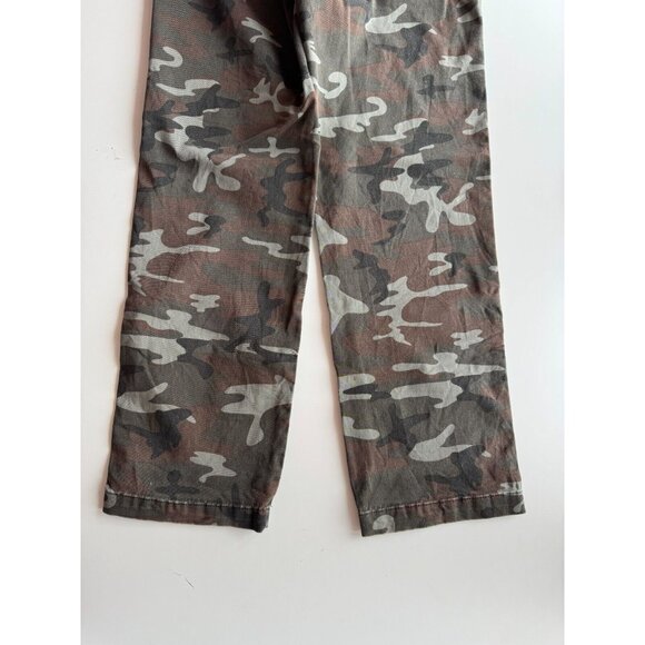 VELVET BY GRAHAM & SPENCER Ottie Camo Cotton Stretch Twill Utility Pants, Size 2 - Picture 12 of 16